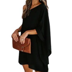 Black One Shoulder Dress